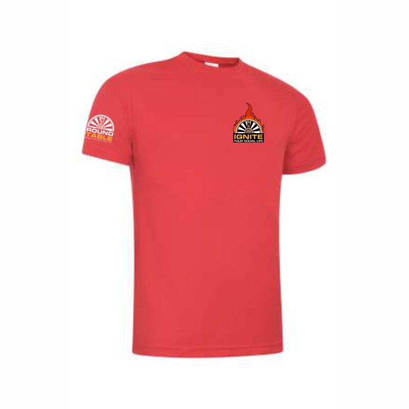 Ignite Cotton T-Shirt - Red  Thumbnail