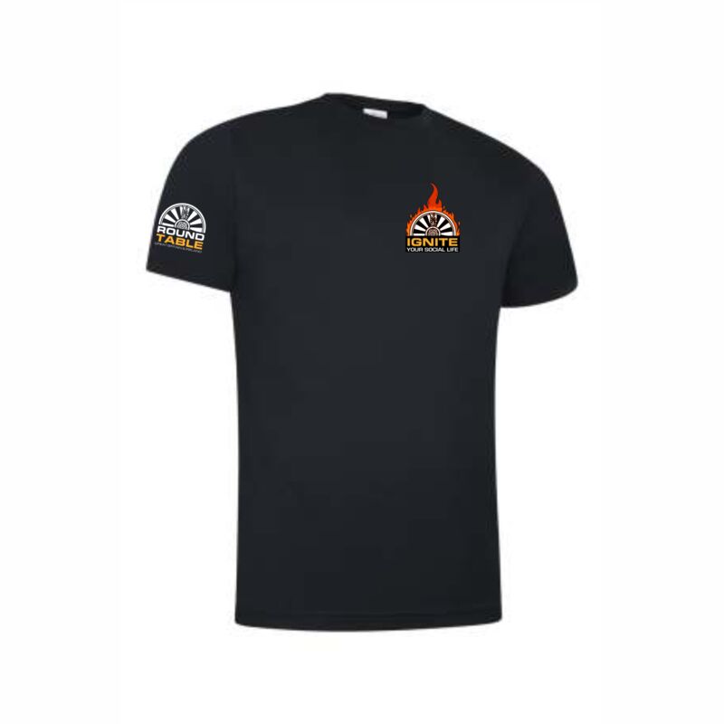 Ignite Cotton T-Shirt - Black Thumbnail