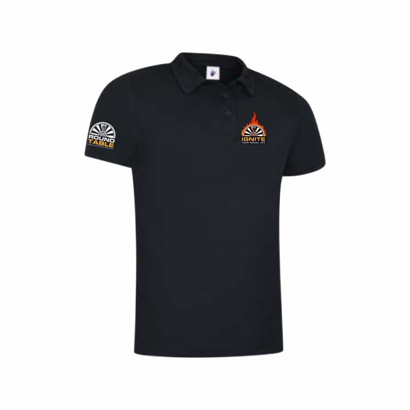 Ignite Polo Shirt - Black Thumbnail